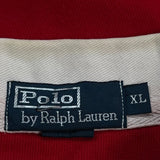 Polo By Ralph Lauren Rugby Shirt - XL Red Cotton