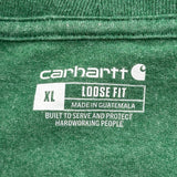 Carhartt T-Shirt - XL Green Cotton