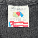 Single Stitch Space Theme Fruit Of The Loom Graphic T-Shirt - Medium Multicoloured Cotton