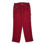 Dickies Carpenter Pants - 29W US 6 Red Cotton