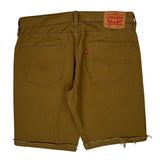 511 Levis Shorts - 34W 10L Brown Cotton