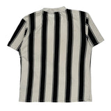 Guess Striped T-Shirt - Small Black & White Cotton
