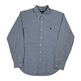 Ralph Lauren Checked Shirt - Large Blue Cotton