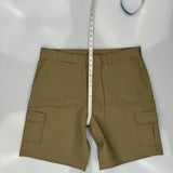 Australian Cargo Shorts - 40W 10L Khaki Cotton