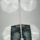 Cult Of Individuality Wide Leg Jeans - 34W 32L Light Wash Cotton