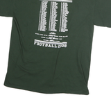 GILDAN Mens Green Zionsville Football Sectional Champs 2008 Graphic T-Shirt L