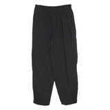 Womens Black Relaxed Trousers W30 L28 Polyester Blend Zip Casual Workwear