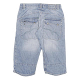 MATINIQUE Mens Denim Blue Casual Shorts XL W34 Cotton Blend Comfortable Fit