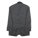 PIERRE BALMAIN Mens Grey Wool Blend Jacket L Button Classic Formal Tailored