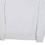 NIKE Mens Grey Cotton Blend Crew Neck L Sweatshirt Lightweight Pullover