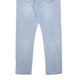 LEVI'S 501S Mens Jeans Blue Slim Straight Denim Light W36 L29 Button Closure