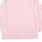 CLUB Mens Pink Long Sleeve Shirt M Polyester Blend Button Closure Formal Wear