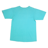 MICKEY & CO Mens Blue Graphic T-Shirt L Short Sleeve Crew Neck Cotton Casual