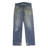 CARHARTT Mens Blue Regular Fit Denim Jeans W30 L30 Workwear Casual Zip Closure