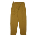 MAX&CO Womens Wool Blend Mustard Relaxed Tapered Trousers W30 L31 Elegant