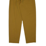 MAX&CO Womens Wool Blend Mustard Relaxed Tapered Trousers W30 L31 Elegant