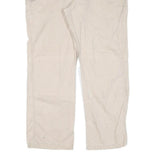CARHARTT Mens Regular Fit Beige Cotton Blend Jeans W40 L29 Workwear Zip Closure