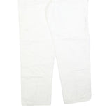 DICKIES Mens White Regular Fit Straight Denim Jeans W38 L32 Workwear Utility