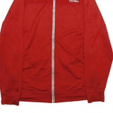 ADIDAS Mens Red Cheetahs Football Track Jacket L Polyester Zip Sportswear