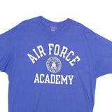 CHAMPION Mens Blue Air Force Academy Graphic T-Shirt XL Short Sleeve Crew Neck