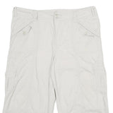 DRESSBARN Womens Shorts White Cargo UK 16 W36 Cotton Blend Casual Stylish
