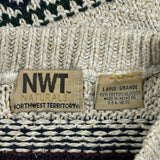 Northwest Territory Striped Sweater - Large Multicoloured Cotton