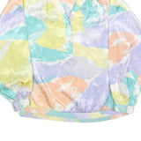 DA-ROU Womens Pastel Colourblock Long Sleeve Collared Polyester Blend Top M