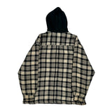 Dickies Checked Jacket - Large Black & White Cotton