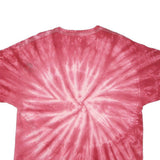 HANES Mens Red Tie Dye University Of Alabama Graphic T-Shirt XL Short Sleeve