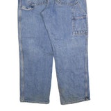 DICKIES Mens Blue Regular Straight Denim Medium Wash W38 L30 Classic Cotton