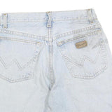 WRANGLER Womens Shorts Blue Denim Casual S W27 Classic Fit Summer