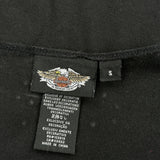 Motorcycle Harley Davidson Long Sleeve T-Shirt - Small Black Cotton