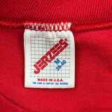 Mickey Mouse Jerzees Single Stitch T-Shirt - Medium Red Cotton Blend