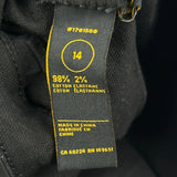 Cat Cargo Pants - 33W 29L Black Cotton