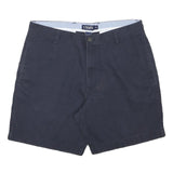 CHAPS Mens Shorts Navy Blue Casual L W36 Cotton Blend Classic Fit Pockets