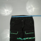 Francois Girbaud Double Knee Cargo Pants - 38W 30L Green Cotton