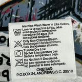 Baseball Oneita Graphic T-Shirt - XL Grey Cotton