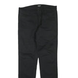 CARHARTT Mens Black Regular Fit Straight Leg Trousers W34 L32 Workwear Durable
