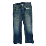 True Religion Boot Cut Jeans - 34W 30L Blue Cotton