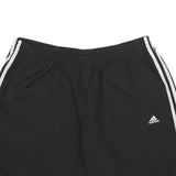 ADIDAS Mens Black Casual Shorts XL W34 Sports Logo Polyester Lightweight