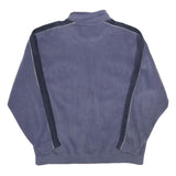 ST BERNARD Mens Blue Polyester Zip Jacket XL Fleece Casual Classic Lightweight