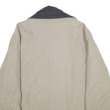 NEWPORT Womens Beige Wool Blend Jacket UK 18 Zip Classic Collar Plain