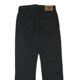 LEE COOPER Mens Cotton Blend Black Regular Straight Trousers W31 L30 Classic Zip