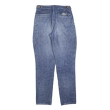 ARMANI Womens Jeans Blue Relaxed Straight Denim Medium W28 L32 Stylish Zip