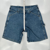 Wrangler Denim Shorts - 34W 10L Blue Cotton