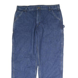 CARHARTT Mens Jeans Blue Regular Straight Denim Medium W40 L32 Workwear