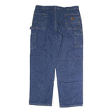 CARHARTT Mens Jeans Blue Regular Straight Denim Medium W40 L32 Workwear