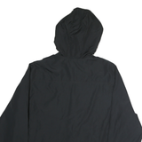 STARTER Mens Black & Red Zip Up Hooded Track Jacket 2XL Polyester Blend