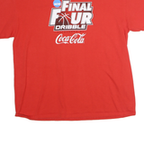 NCAA Mens Red Final Four Dribble Coca-Cola Short Sleeve Crew Neck T-Shirt 2XL
