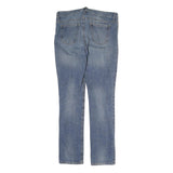 TOMMY HILFIGER Mens Regular Blue Denim Jeans W34 L31 Classic Cotton Blend Zip